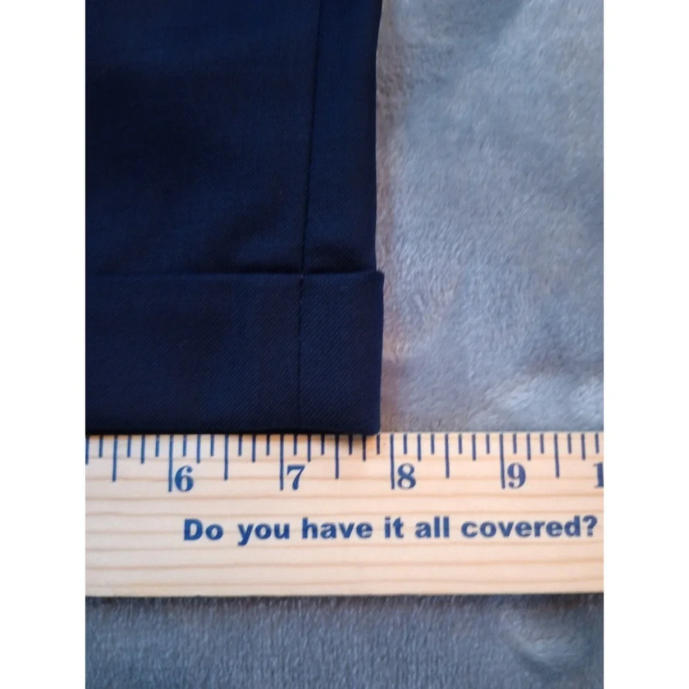 MTailor Custom Suit Mens Navy Blue 2pc Blazer Pants See Measurements Wool Career